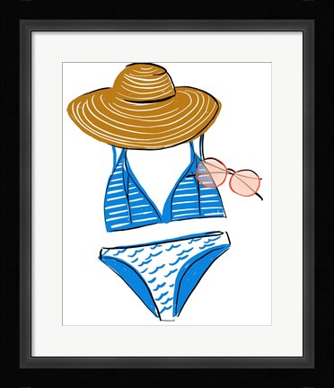 Framed Soak up the Sun II Print