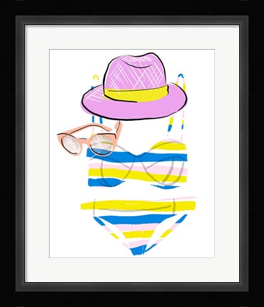 Framed Soak up the Sun IV Print