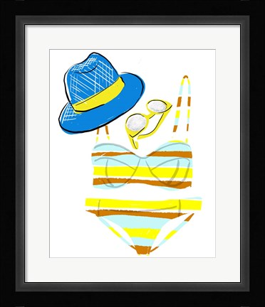 Framed Soak up the Sun VI Print