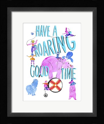 Framed Circus Fun I Print