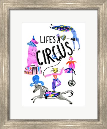 Framed Circus Fun IV Print