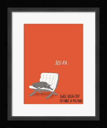 Framed Mod Cats IV Print