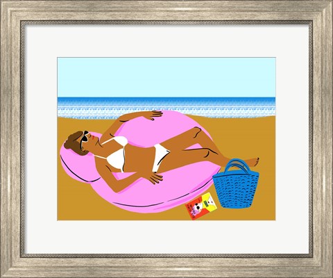 Framed Beachy Keen I Print