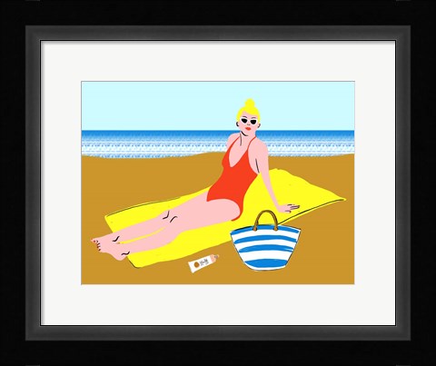 Framed Beachy Keen II Print