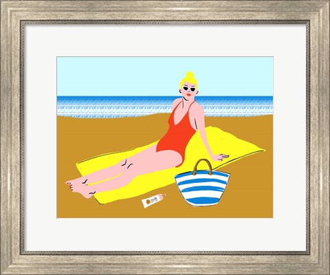Framed Beachy Keen II Print