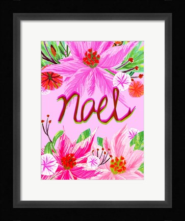 Framed Christmas Foliage II Print