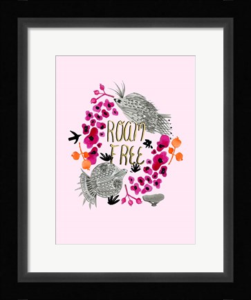 Framed Roam Free I Print