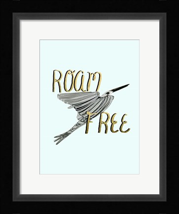 Framed Roam Free IV Print