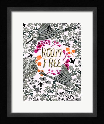 Framed Roam Free VIII Print