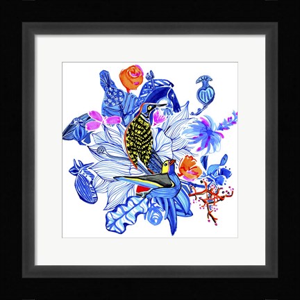 Framed Menagerie I Print