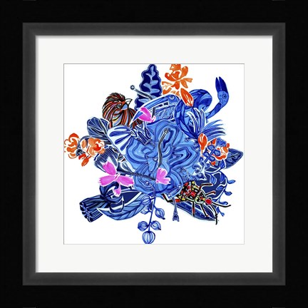 Framed Menagerie II Print