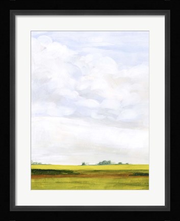 Framed Field Walk I Print