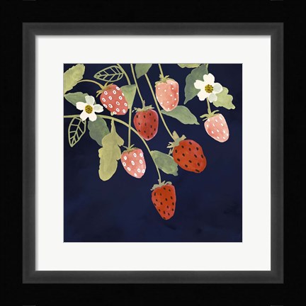 Framed Fresh Fruit I Print