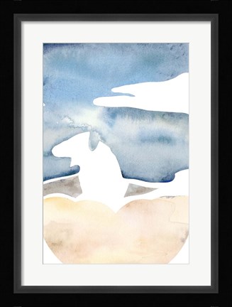 Framed Cross Country Abstraction I Print