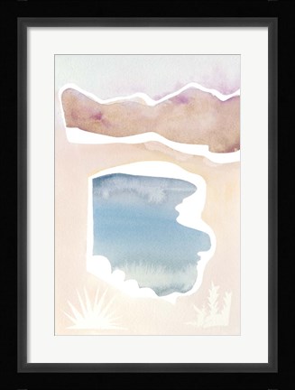 Framed Cross Country Abstraction II Print