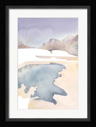 Framed Cross Country Abstraction III Print