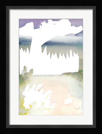 Framed Cross Country Abstraction V Print