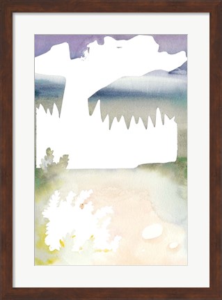 Framed Cross Country Abstraction V Print