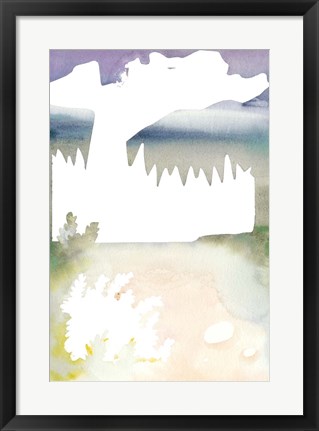 Framed Cross Country Abstraction V Print