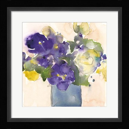 Framed Floral Beauties I Print