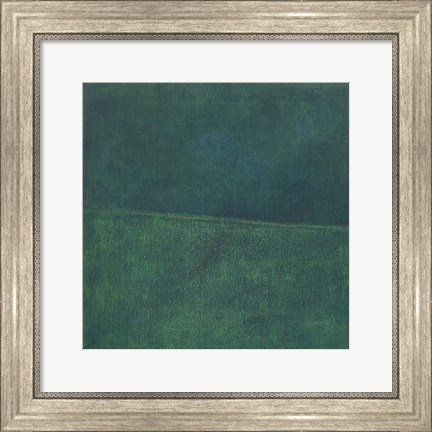 Framed Green Zen II Print