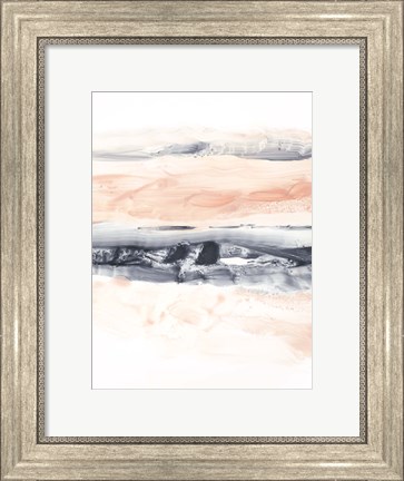 Framed Blush Sunset I Print