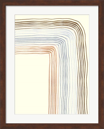 Framed Imperfect Lines II Print