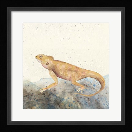 Framed Reptillian II Print
