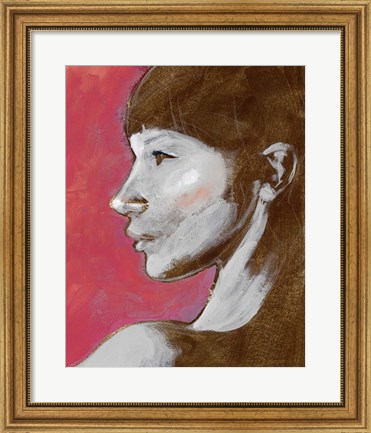 Framed Fem Portrait II Print