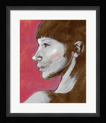 Framed Fem Portrait II Print