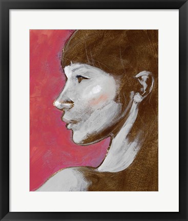 Framed Fem Portrait II Print