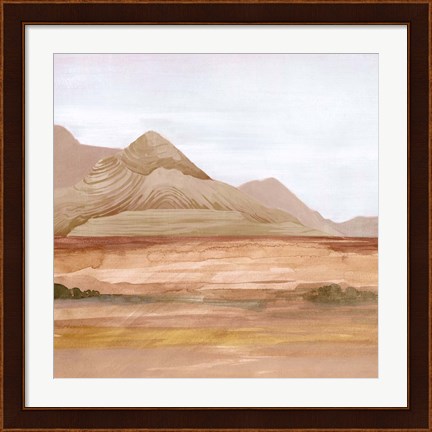 Framed Desert Formation I Print