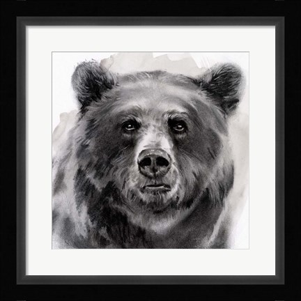 Framed Bear Grin II Print