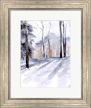 Framed Winter Light I Print