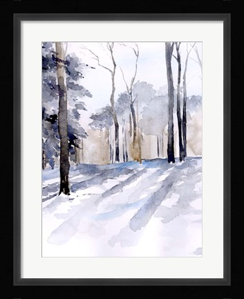 Framed Winter Light I Print