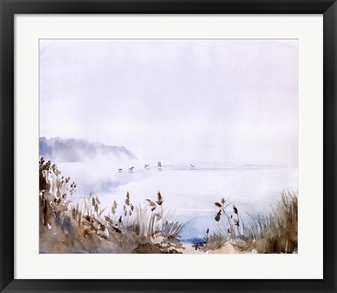 Framed Sea Oats Mist I Print