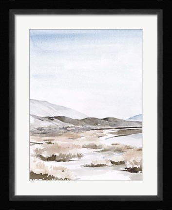 Framed Salt Lake Reflections I Print