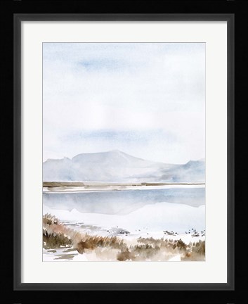 Framed Salt Lake Reflections II Print