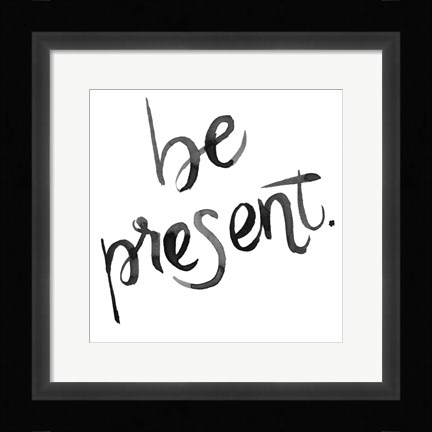 Framed Posi-vibe III Print