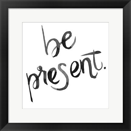 Framed Posi-vibe III Print
