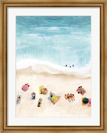 Framed Beach Week II Print