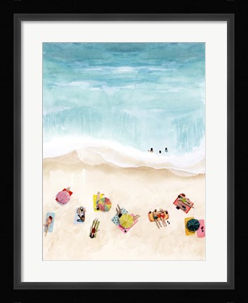 Framed Beach Week II Print