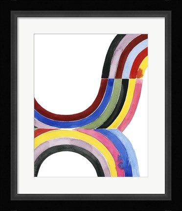 Framed Deconstructed Rainbow IV Print