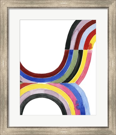 Framed Deconstructed Rainbow IV Print