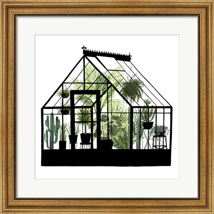 Framed Glass House I Print