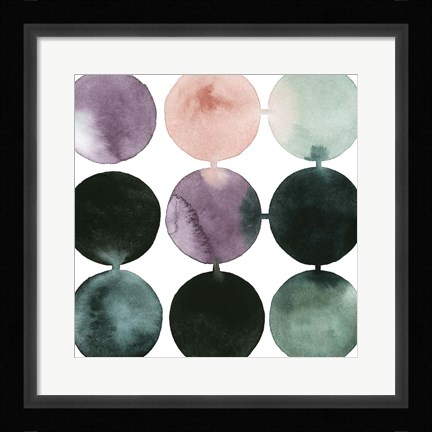 Framed Seafoam Fizz III Print