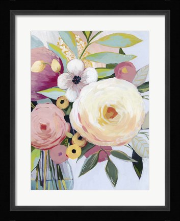 Framed Georgia Bouquet II Print