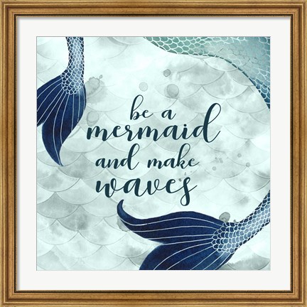 Framed Mermaid Inspirations I Print