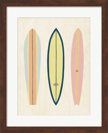 Framed So Cal Surfer I Print