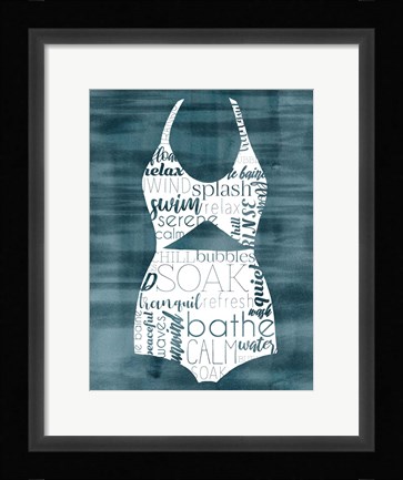 Framed Suit Speak I Print